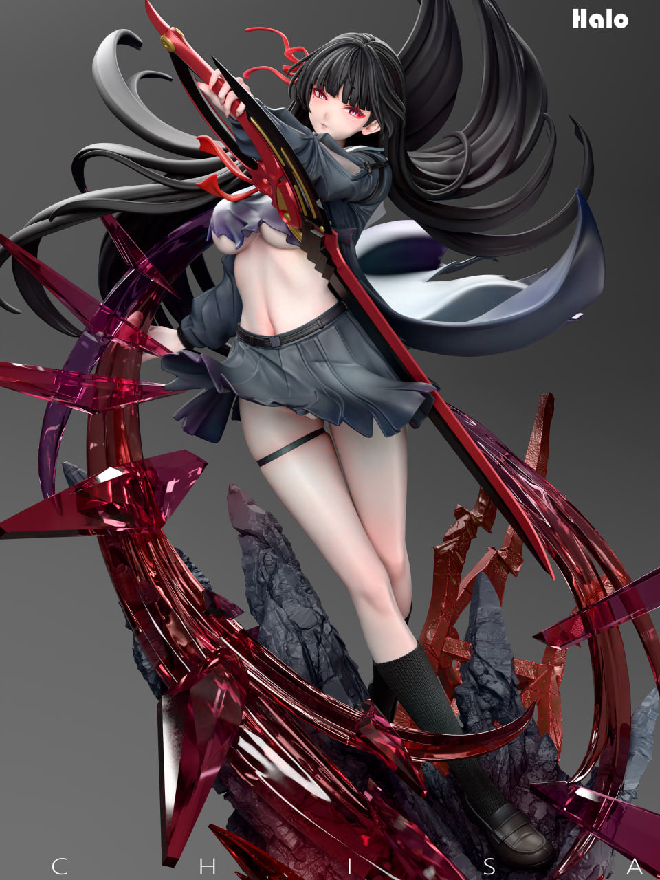 Wuthering Waves Halo Studio Chisa Resin Statue