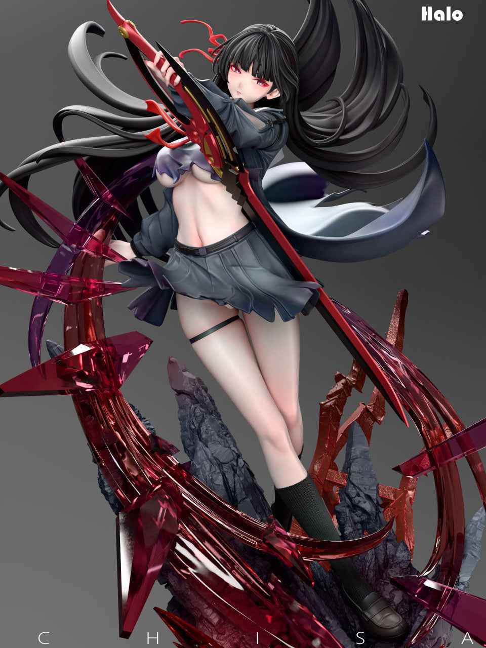Wuthering Waves Halo Studio Chisa Resin Statue