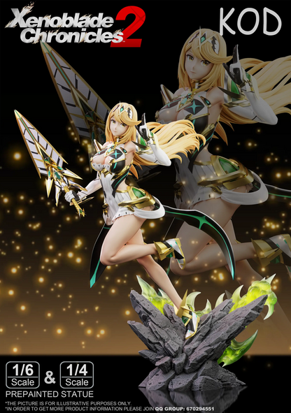 Xenoblade Chronicles Kod Studio Mythra Light Mech Resin Statue