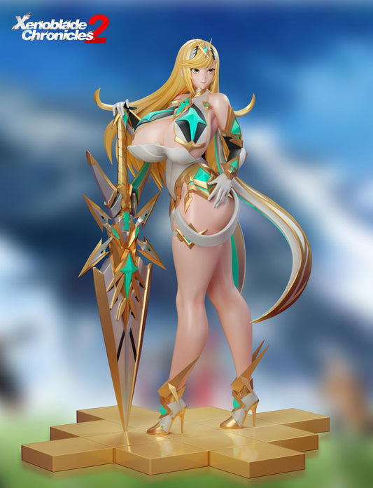 Xenoblade Chronicles BGA Studio Mythra & Pyra Resin Statue