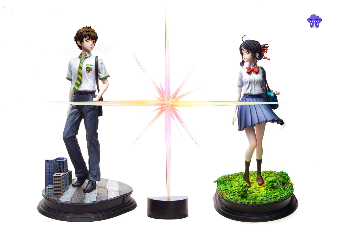 Your Name Cake Studio Taki Tachibana & Mitsuha Miyamizu Resin Statue