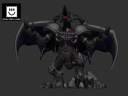 Yu-Gi-Oh Divine Officer Studio Black Skull Dragon Resin Statue