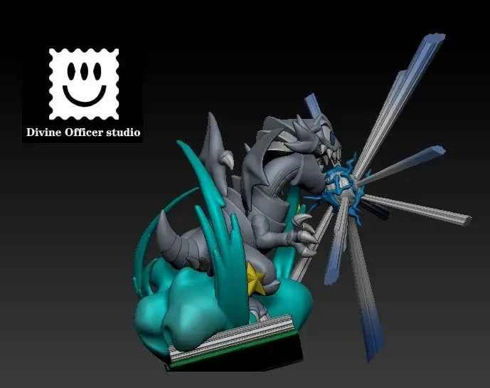 Yu-Gi-Oh Divine Officer Studio Blue-Eyes White Dragon Resin Statue