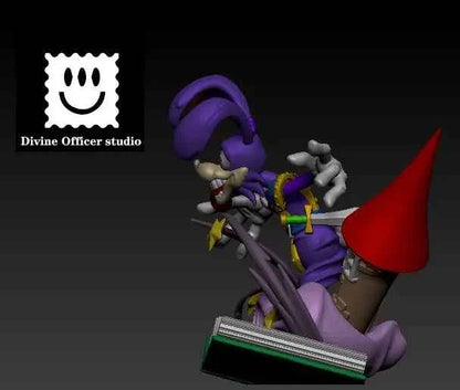 Yu-Gi-Oh Divine Officer Studio Dark Rabbit Resin Statue