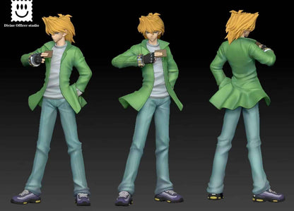 Yu-Gi-Oh Divine Officer Studio Katsuya Jonouchi Joey Wheeler Resin Statue