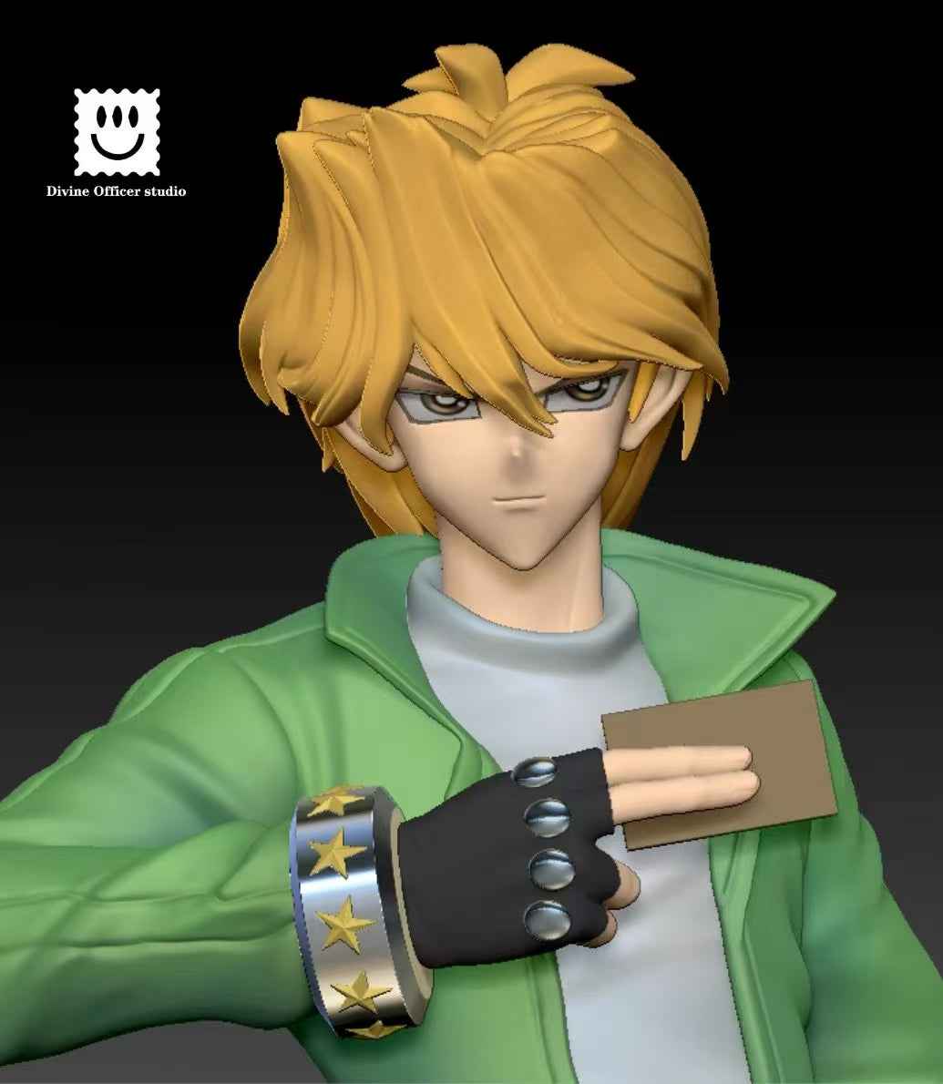 Yu-Gi-Oh Divine Officer Studio Katsuya Jonouchi Joey Wheeler Resin Statue