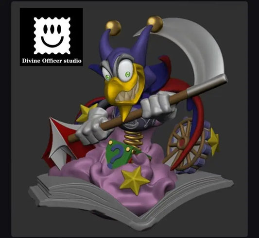 Yu-Gi-Oh Divine Officer Studio Scythe Devil Bird Resin Statue