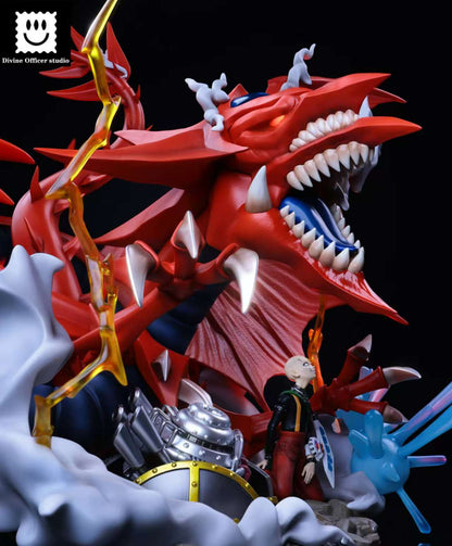 Yu-Gi-Oh! Divine Officer Studio Slifer the Sky Dragon & Silent Doll Resin Statue