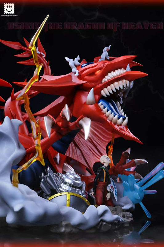 Yu-Gi-Oh! Divine Officer Studio Slifer the Sky Dragon & Silent Doll Resin Statue