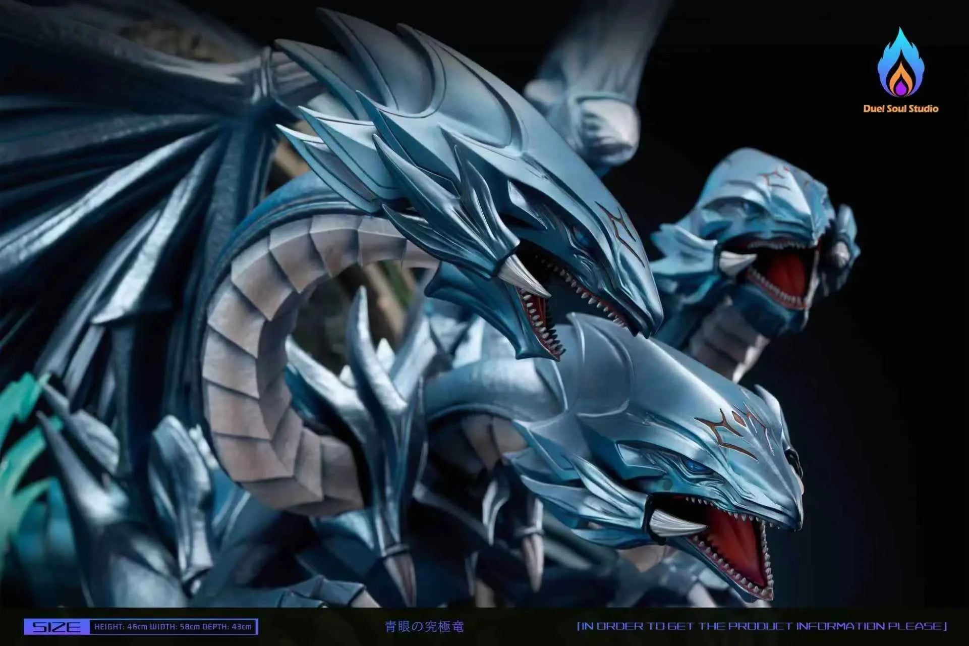 Yu-Gi-Oh! Duel Soul Studio Blue-Eyes Ultimate Dragon Summoning Resin Statue