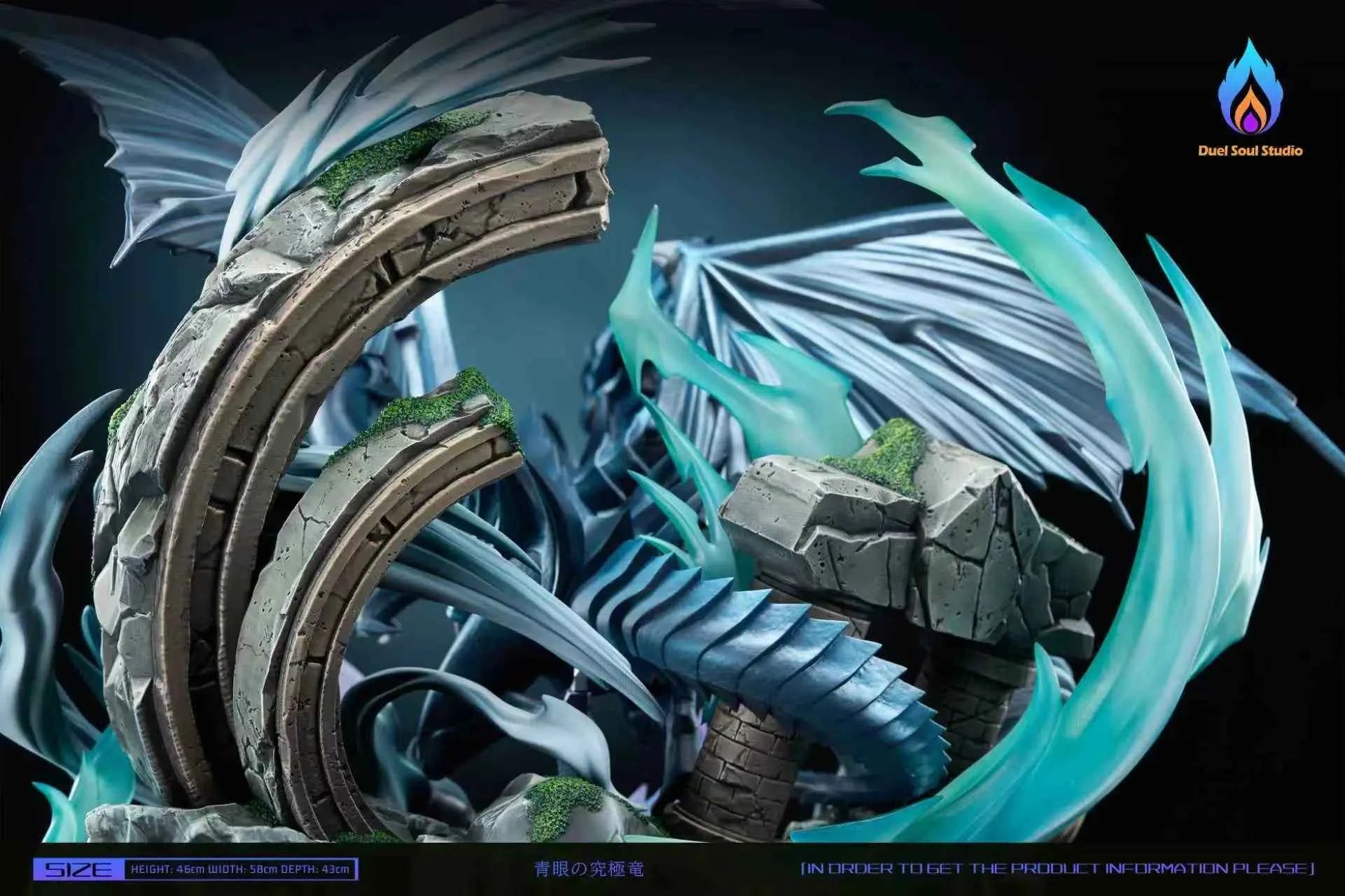 Yu-Gi-Oh! Duel Soul Studio Blue-Eyes Ultimate Dragon Summoning Resin Statue