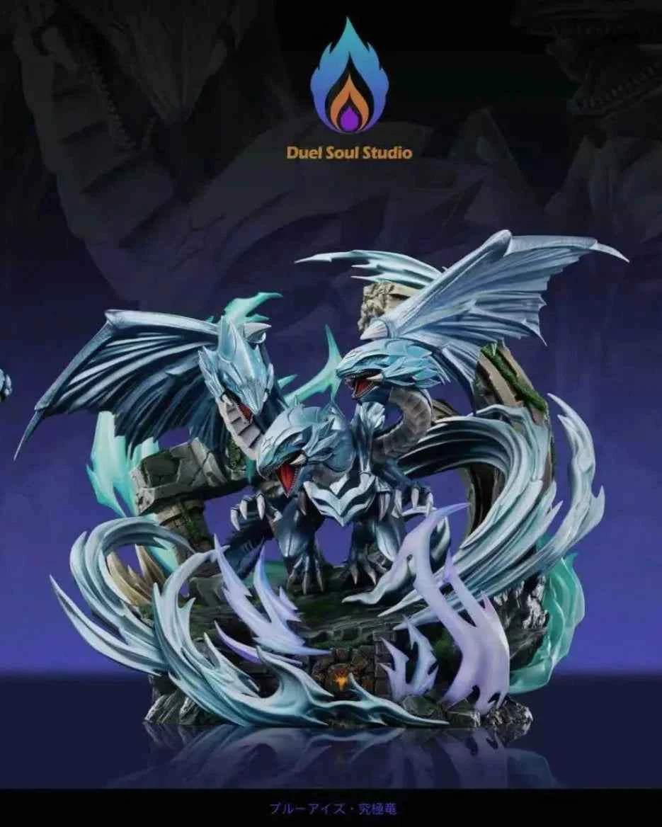 Yu-Gi-Oh! Duel Soul Studio Blue-Eyes Ultimate Dragon Summoning Resin Statue