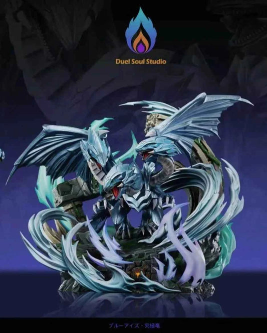 Yu-Gi-Oh! Duel Soul Studio Blue-Eyes Ultimate Dragon Summoning Resin Statue
