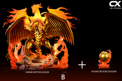 Yu-gi-Oh! CX Studio Marik Ishtar & The Winged Dragon of Ra Resin Statue