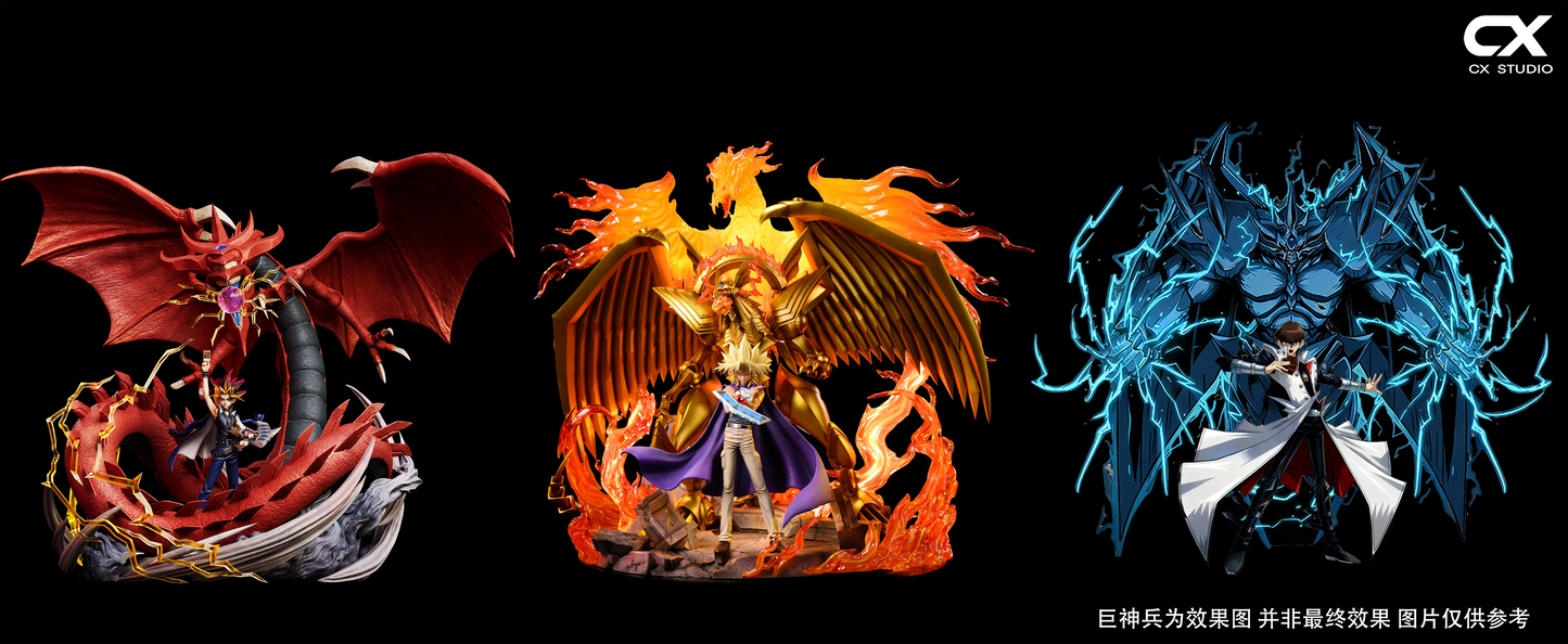 Yu-gi-Oh! CX Studio Marik Ishtar & The Winged Dragon of Ra Resin Statue