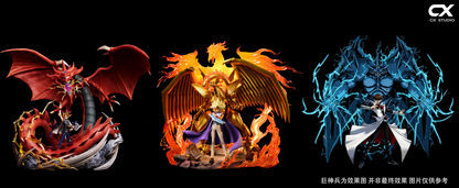 Yu-gi-Oh! CX Studio Marik Ishtar & The Winged Dragon of Ra Resin Statue