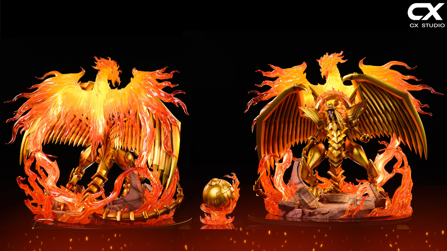 Yu-gi-Oh! CX Studio Marik Ishtar & The Winged Dragon of Ra Resin Statue