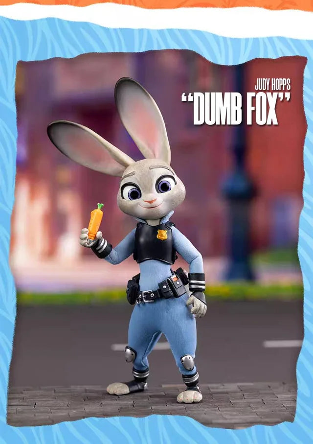 Zootopia GONG Studio Nick Wilde with Judy Hopps Set Licensed Resin Statue