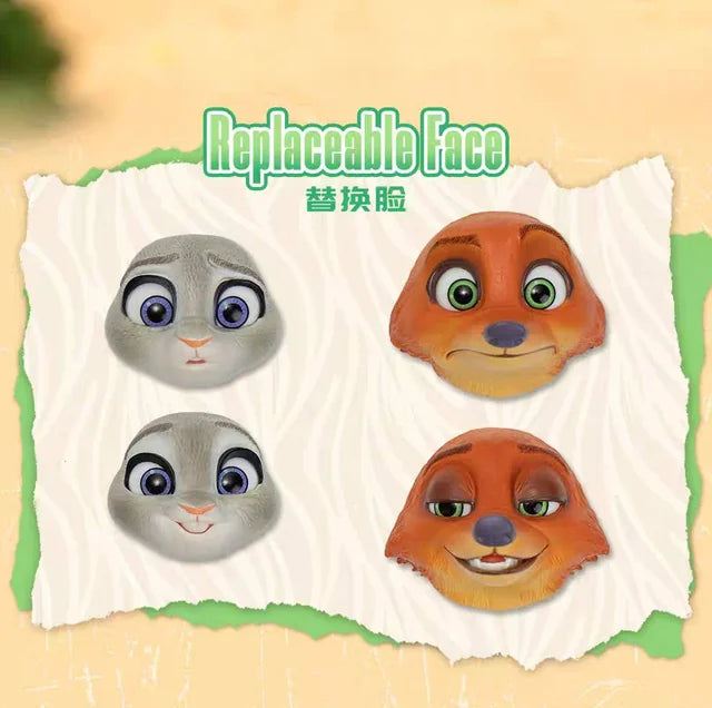 Zootopia GONG Studio Nick Wilde with Judy Hopps Set Licensed Resin Statue