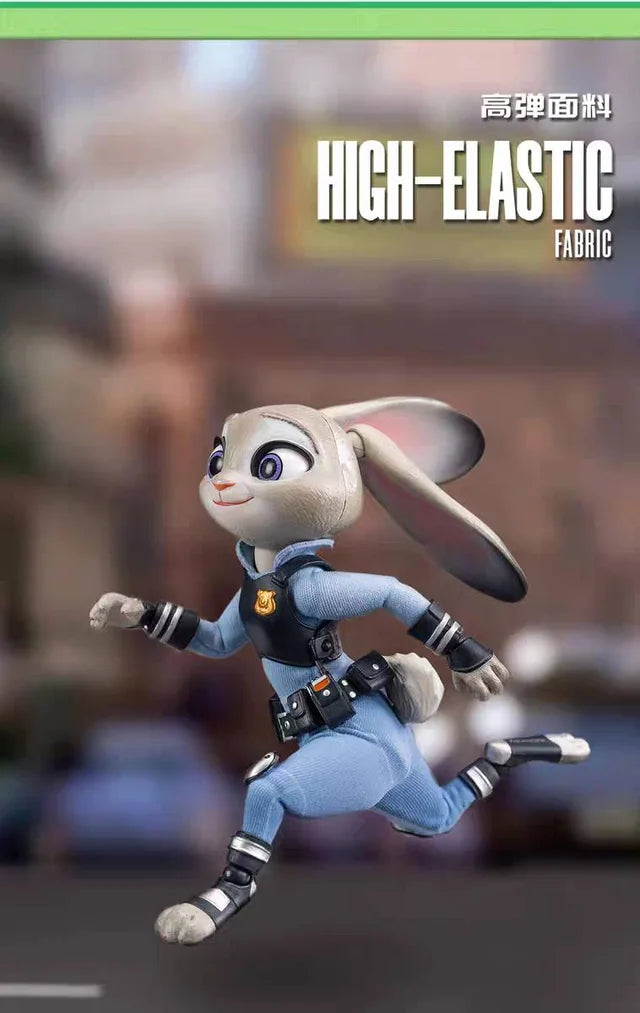 Zootopia GONG Studio Nick Wilde with Judy Hopps Set Licensed Resin Statue