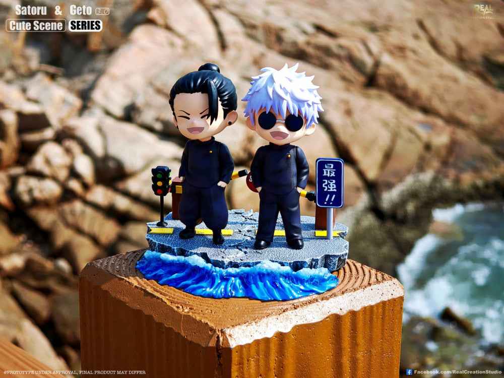 Jujutsu Kaisen Real Creation Studio Satoru Gojo & Suguru Geto Street Gang V3 Resin Statue