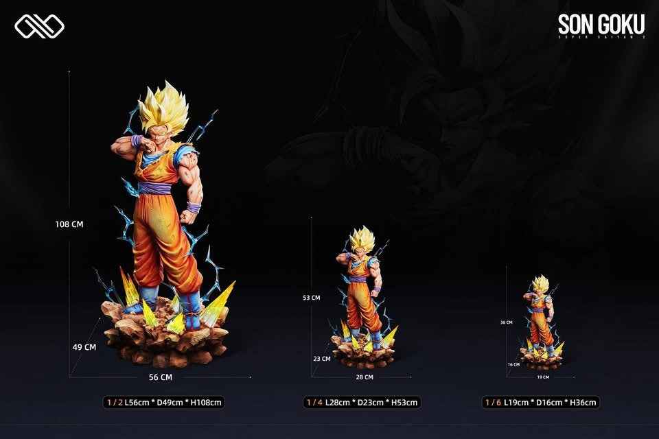 Dragon Ball Infinite Studio Son Goku SSJ2 Resin Statue