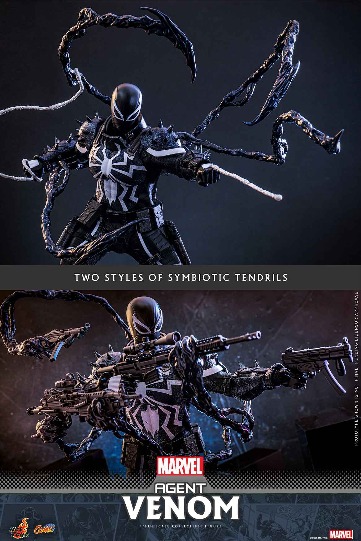 Marvel ~ Hot Toys ~ Agent Venom CMS025 ~ Licensed Action Figure - Santoryu Resins Collectors