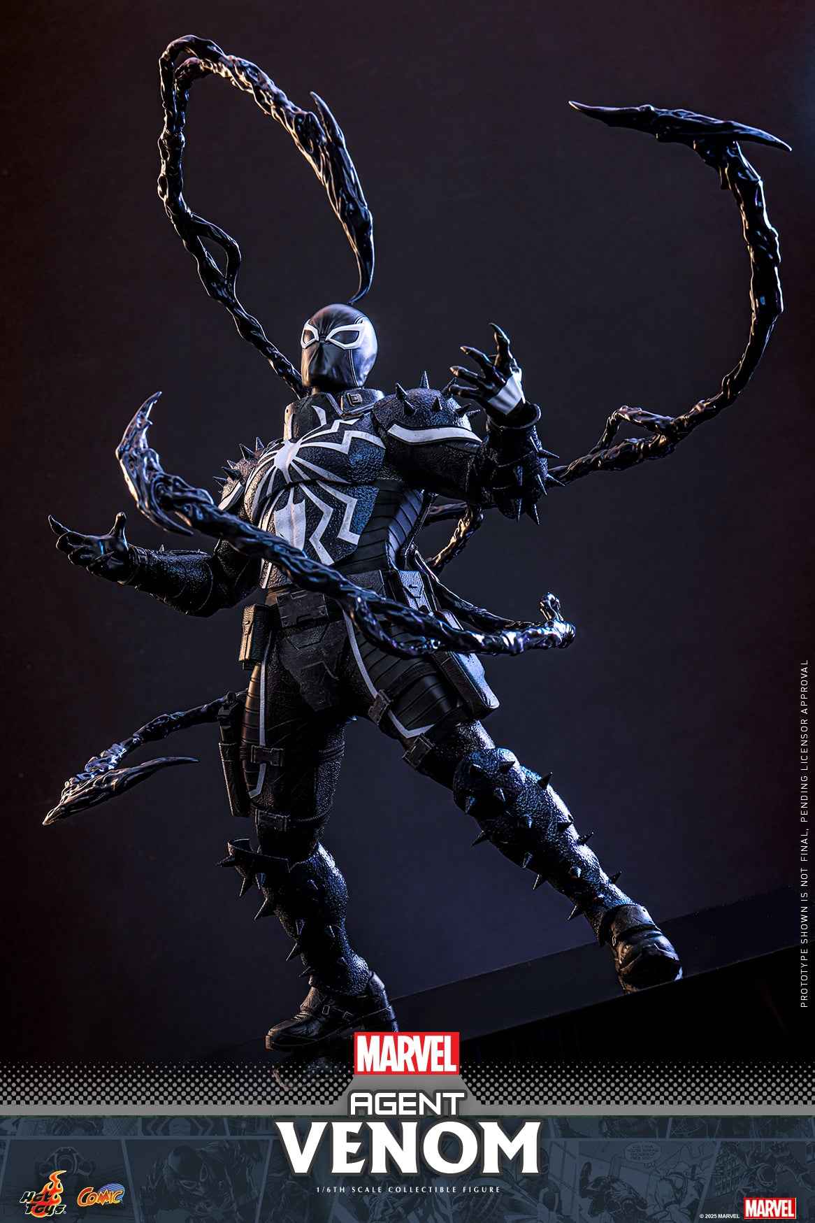 Marvel ~ Hot Toys ~ Agent Venom CMS025 ~ Licensed Action Figure - Santoryu Resins Collectors