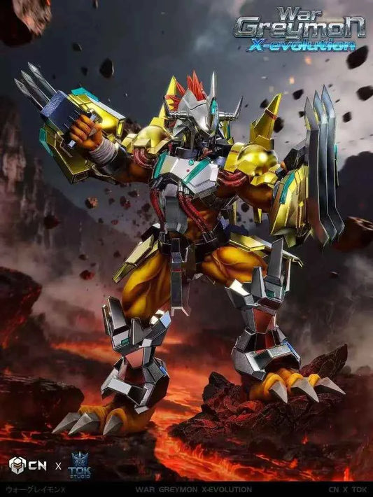 Digimon TOK Studio WarGreymon X Evolution Resin Statue