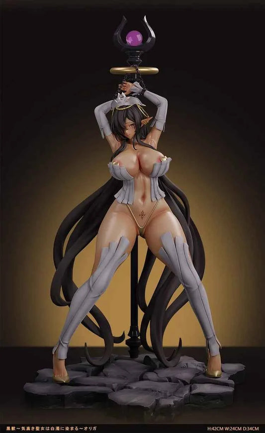 Kuroinu ~ Whale Studio ~ Olga Discordia "The Queen of the Dark Elves" ~ Hentai +18 Resin Statue - Santoryu Resins Collectors