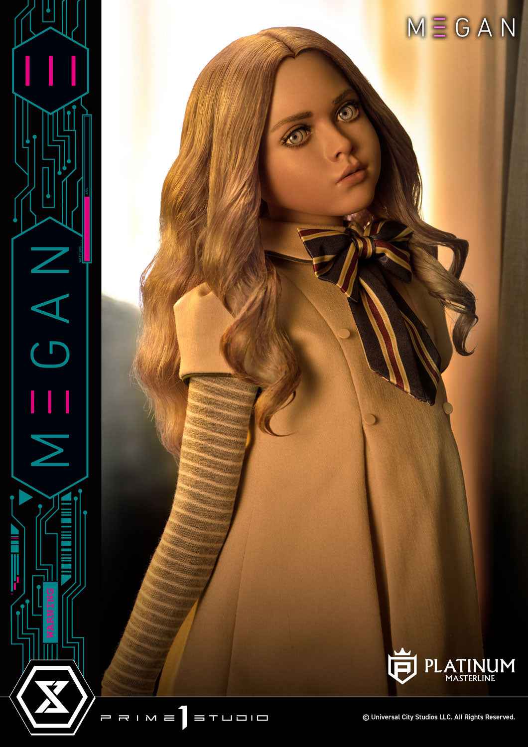 M3GAN ~ Prime 1 Studio ~ Platinum Masterline M3GAN (Film) PLMM3G-01 PLMM3G-01S ~ Licensed Statue