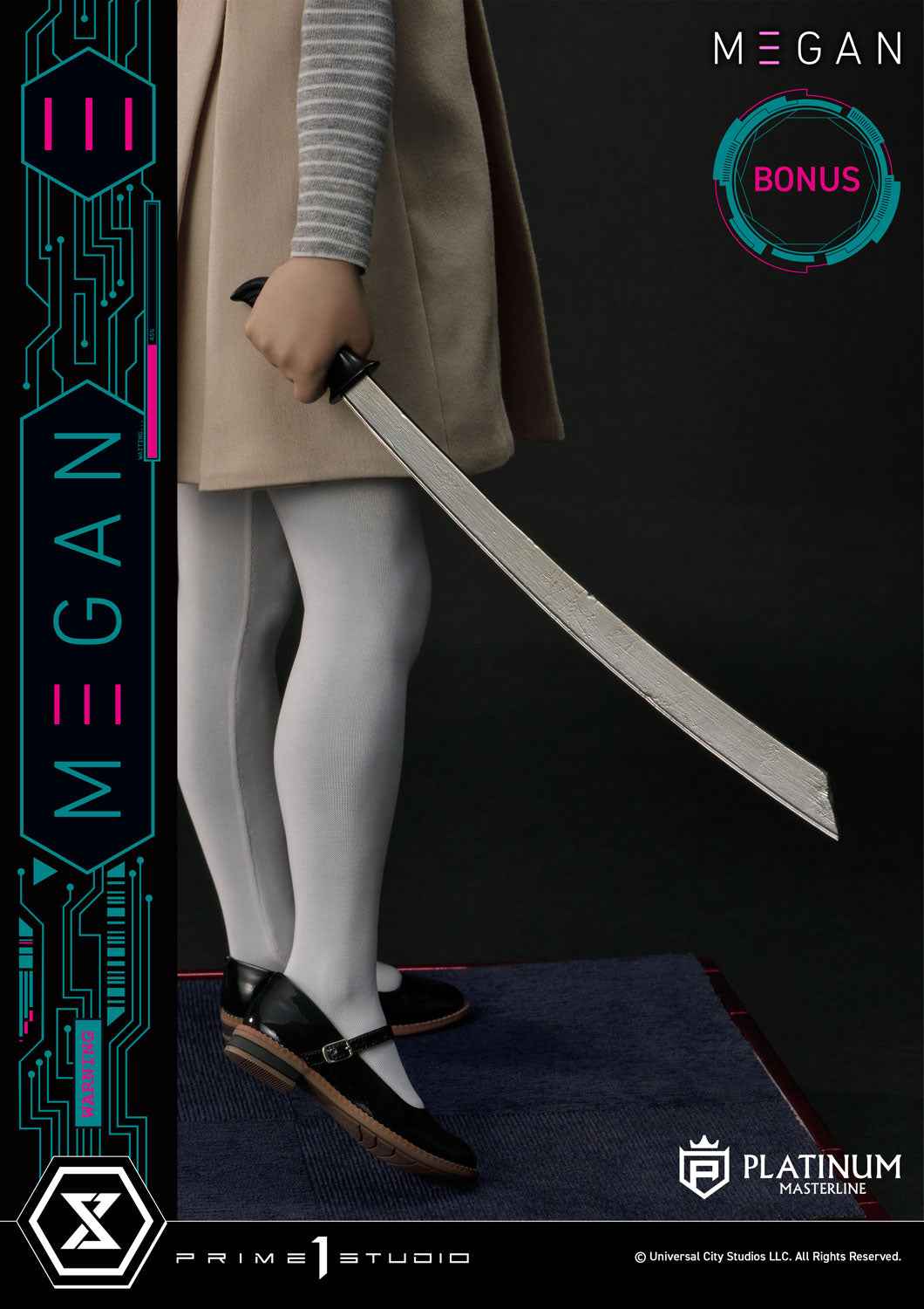 M3GAN ~ Prime 1 Studio ~ Platinum Masterline M3GAN (Film) PLMM3G-01 PLMM3G-01S ~ Licensed Statue