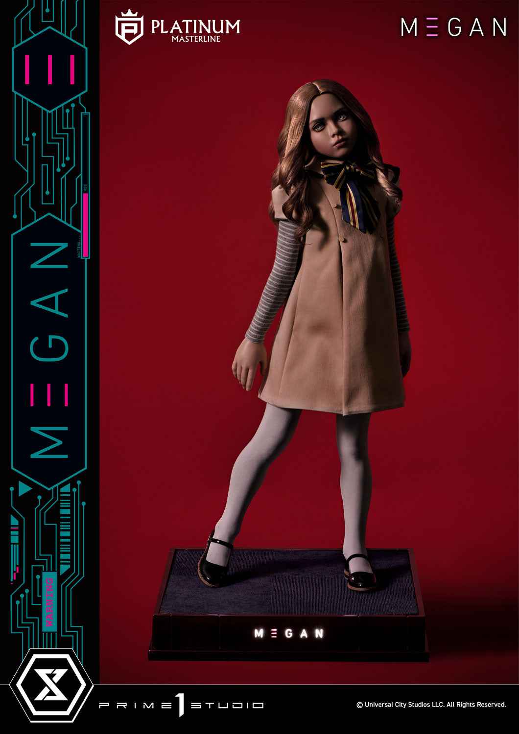 M3GAN ~ Prime 1 Studio ~ Platinum Masterline M3GAN (Film) PLMM3G-01 PLMM3G-01S ~ Licensed Statue