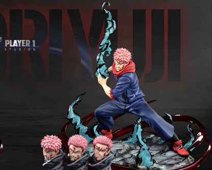 Jujutsu Kaisen Player 1 Studio Yuji Itadori Black Flash Resin Statue