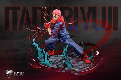 Jujutsu Kaisen Player 1 Studio Yuji Itadori Black Flash Resin Statue