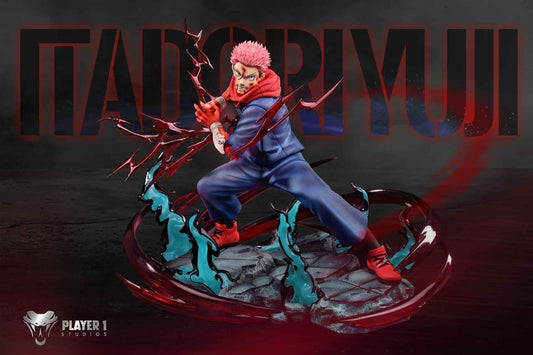 Jujutsu Kaisen Player 1 Studio Yuji Itadori Black Flash Resin Statue