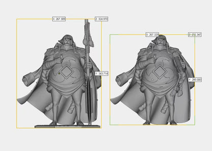 One Piece Long Hu Studio Sentomaru Resin Statue