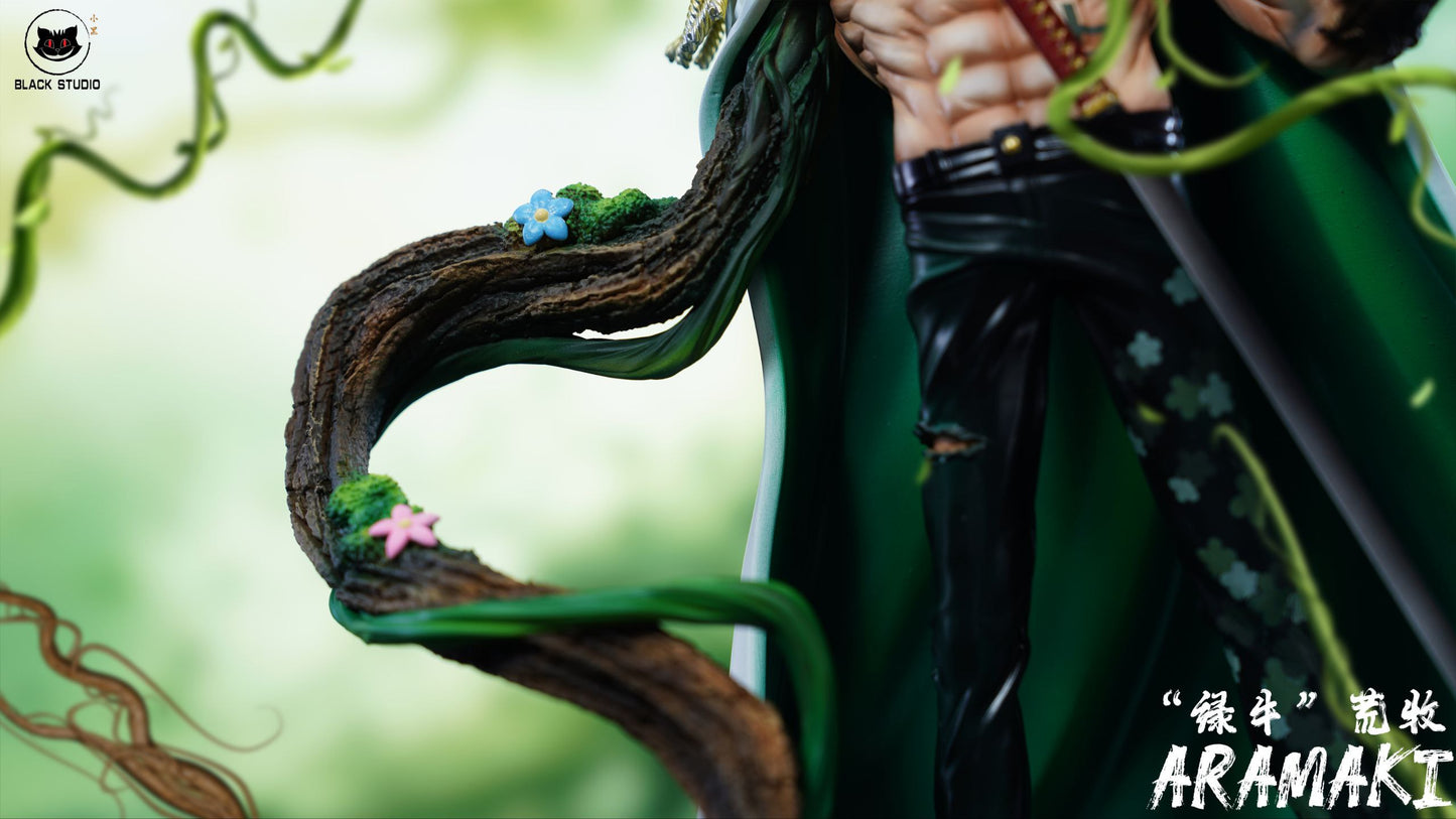 One Piece Black Studio Aramaki Ryokugyu Green Bull Resin Statue