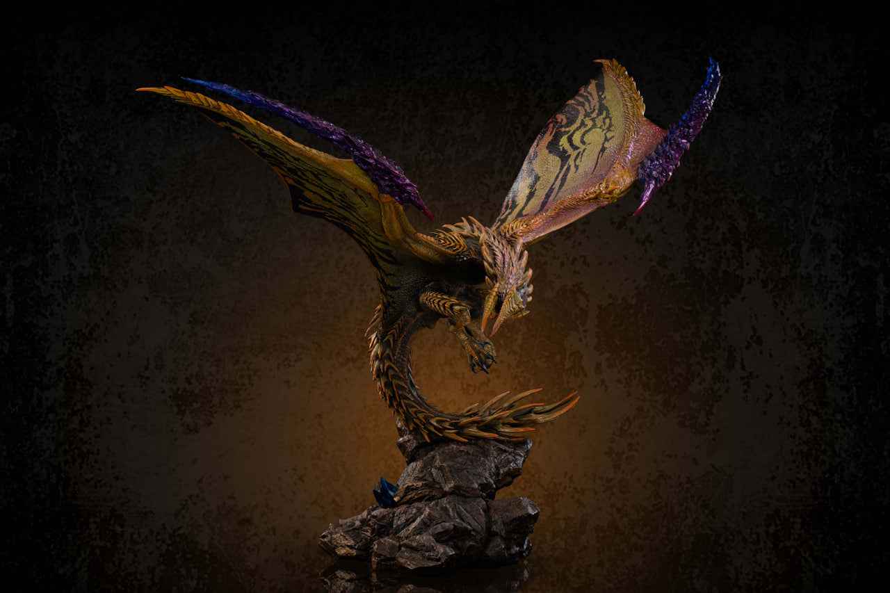 Monster Hunter Sword & Wing Studio & ACY Studio Rey Dau & Arkveld Resin Statue