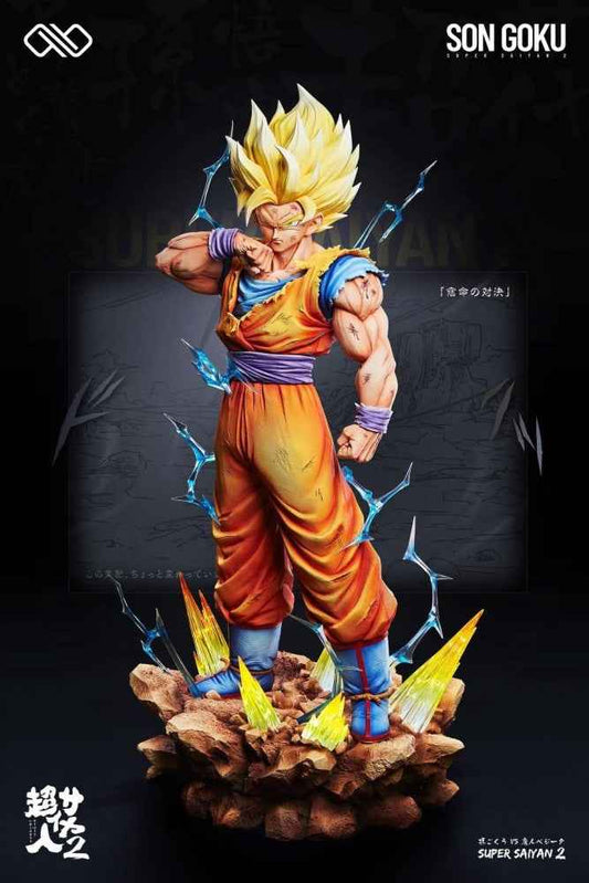 Dragon Ball Infinite Studio Son Goku SSJ2 Resin Statue