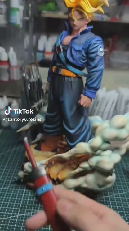 Dragon Ball Red Flame Studio Trunks Resin Statue