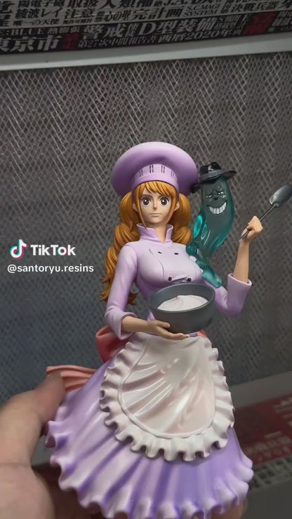 One Piece Long Hu Studio Charlotte Pudding Resin Statue