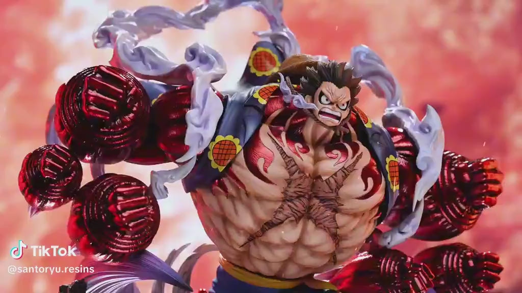 One Piece LX Studio Gear 4th Monkey D Luffy Boundman Resin