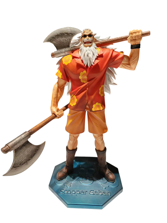 One Piece Black Studio Scopper Gaban Resin Statue