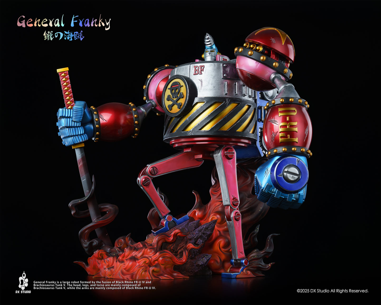 One Piece Dx Studio General Franky 2.0 Resin Statue