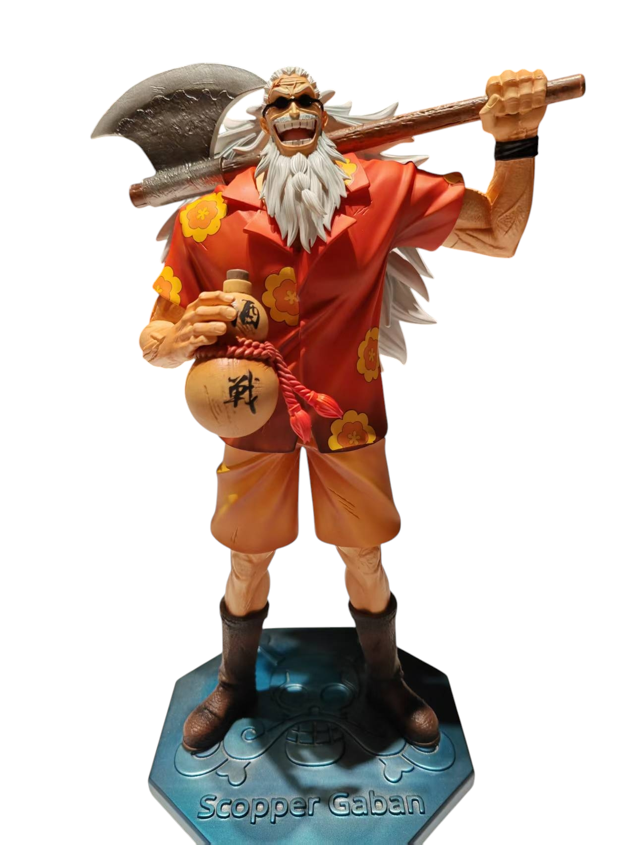 One Piece Black Studio Scopper Gaban Resin Statue