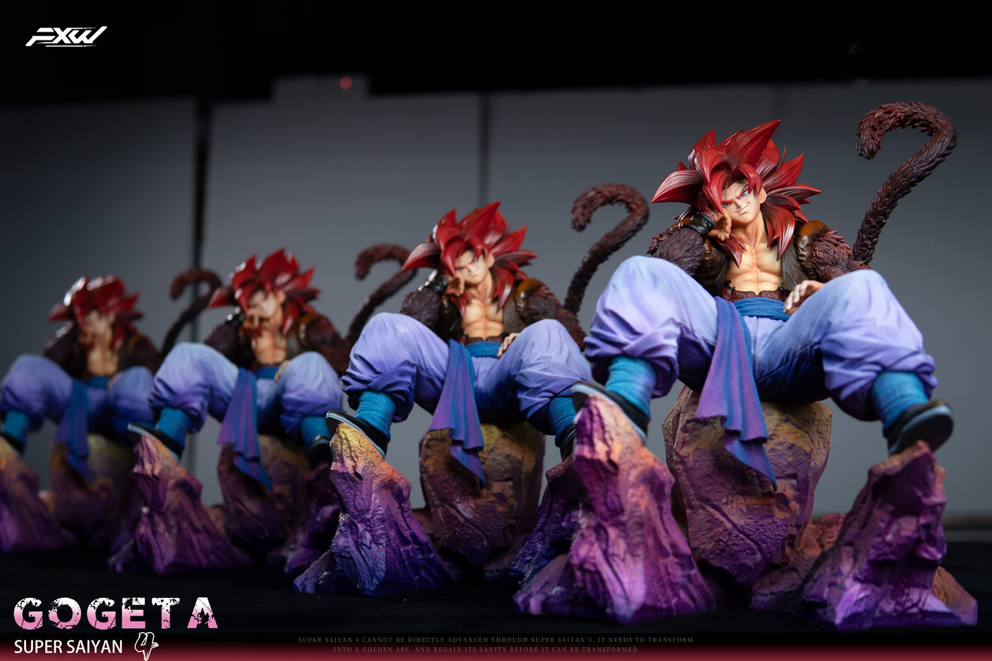 Dragon Ball FXW Studio SSJ4 Gogeta Resin Statue
