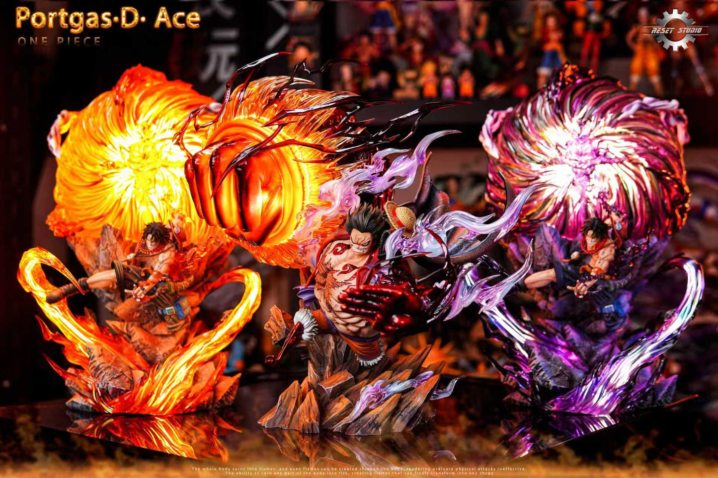 One Piece Reset Studio Gear 4th Monkey D Luffy Resin Statue