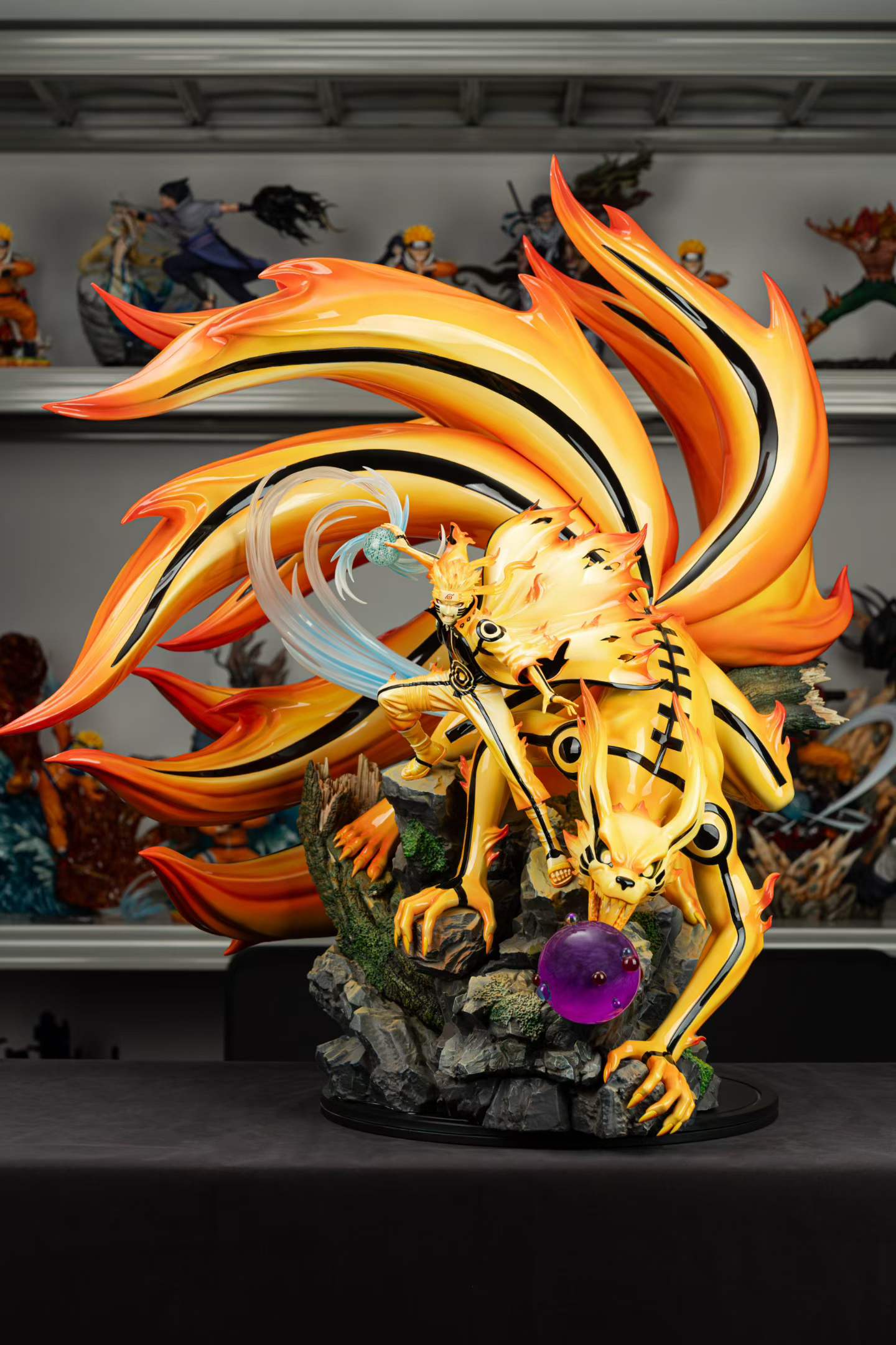 Naruto Pickstar Studio Naruto Uzumaki & Kurama Licensed Resin Statue