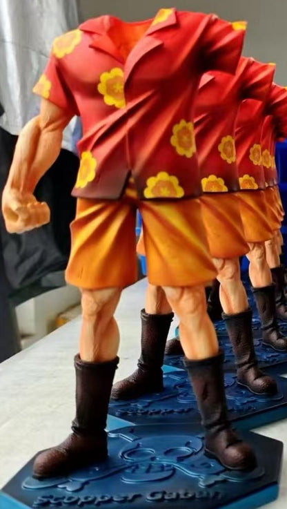 One Piece Black Studio Scopper Gaban Resin Statue